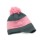 czapka-casual-winter-4 szary, różowy