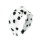 opaska-polka-dots-6 czarny, biały