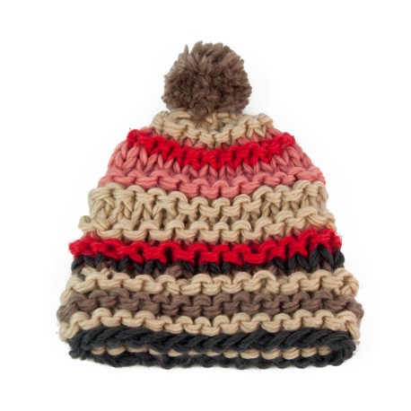 Kolorowa czapka na zimę